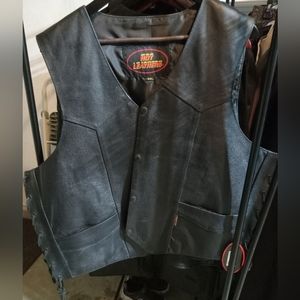 NWT Leather Vest